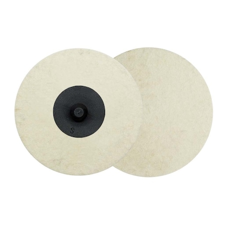 Continental Abrasives 3" x 1/4" Wool Felt Quick Change Disc Q-FELT30